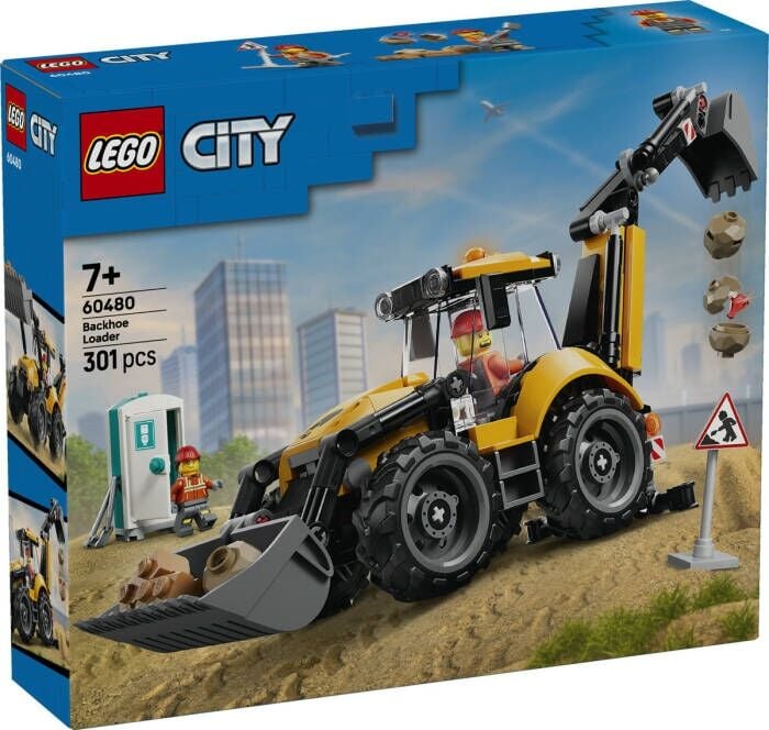 LEGO  City Sarı Kazıcı Yükleyici 60480