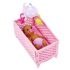 BARBIE BEBEK BAKICISI BEBEĞİ VE AKSESUARLARI OYUN SETLERİ HJY34