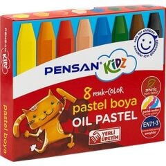 PENSAN KİDZ PASTEL BOYA 8'li