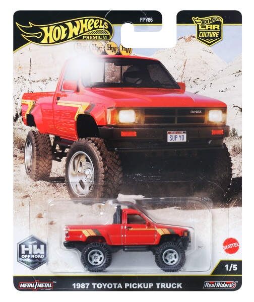 Hot Wheels Premium Car Culture Off Road 1987 Toyota Pickup Truck JBK73