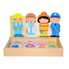 MANYETİK PUZZLE EĞİTİCİ MESLEKLER