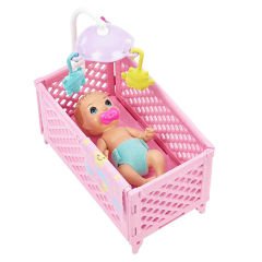 BARBIE BEBEK BAKICISI BEBEĞİ VE AKSESUARLARI OYUN SETLERİ HJY33