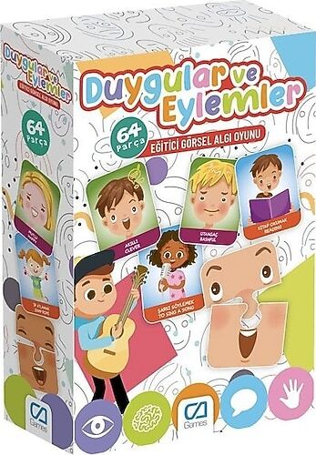 CA GAMES DUYGULAR VE EYLEMLER EĞİTİCİ GÖRSEL ALGI OYUNU