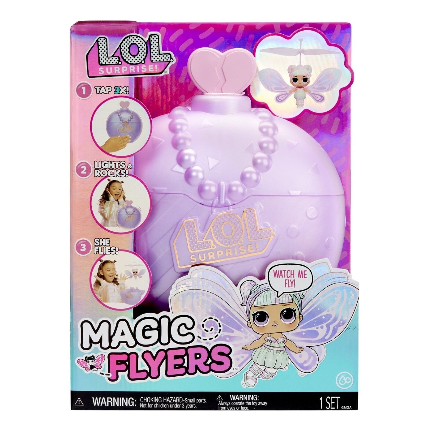 LOL Surprise Magic Wishies Flying Tot Lilac Wings 593621