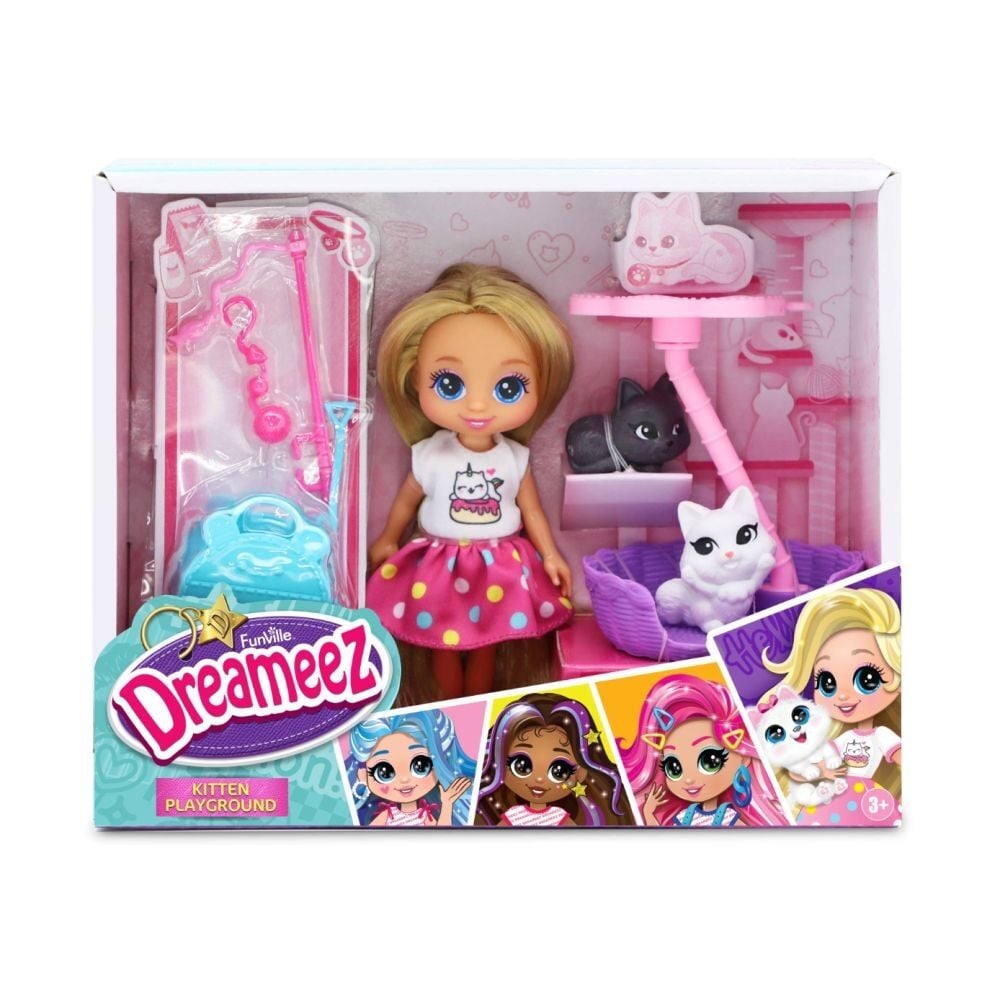 Sunman Oyuncak Dreameez Mini Bebek ve Kedi Seti