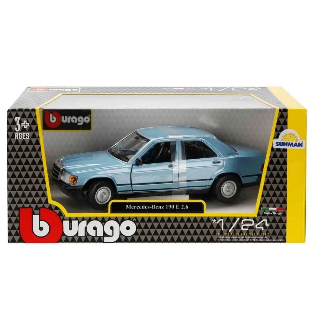 Burago Mercedes-Benz 190 E 2.6 Model Araba 1:24 Mavi