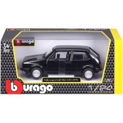 Burago Volkswagen Golf MK1 GTI 1979 Model Araba 1:24 Siyah