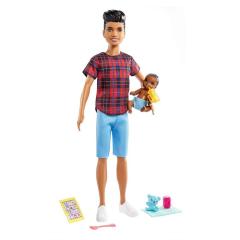 Barbie Bebek Bakıcısı Skipper Bebek Serisi Esmer Erkek Bebek