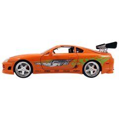 Jada Fast & Furious Die Cast Brian Figürü ve Toyota Supra 1995 Araba