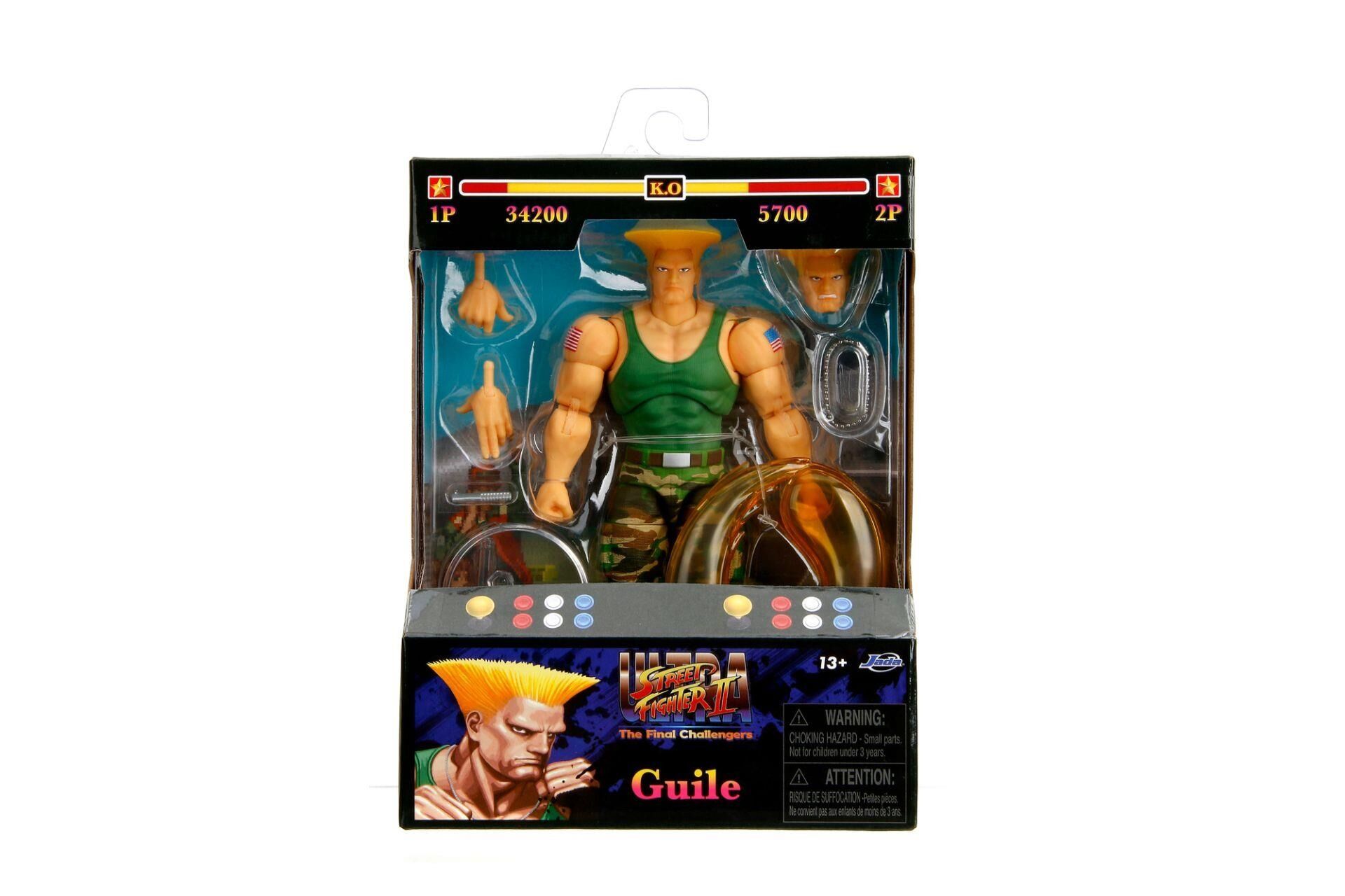 Jada Street Fighter II Guile Figure 253252032