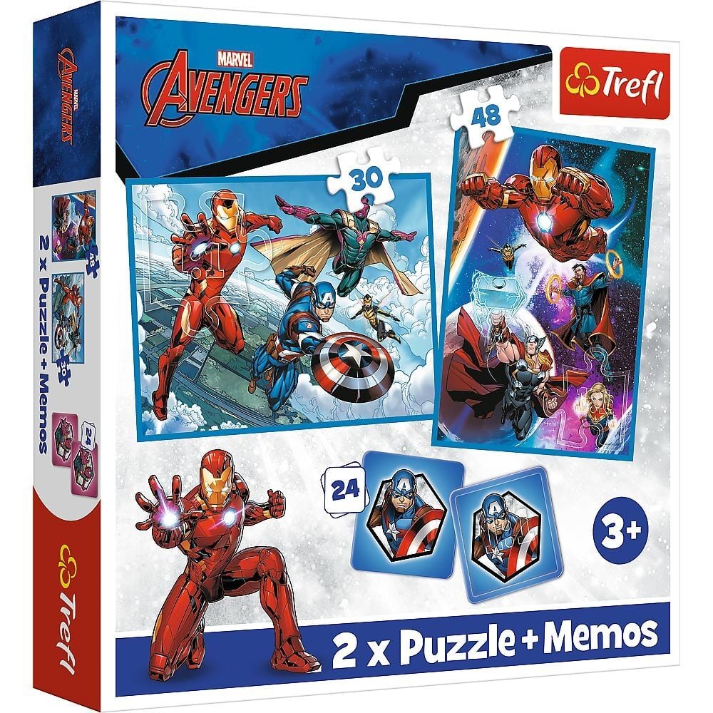 Trefl 2in1 Puzzle Marvel The Avengers2 93333