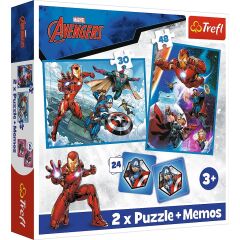 Trefl 2in1 Puzzle Marvel The Avengers2 93333