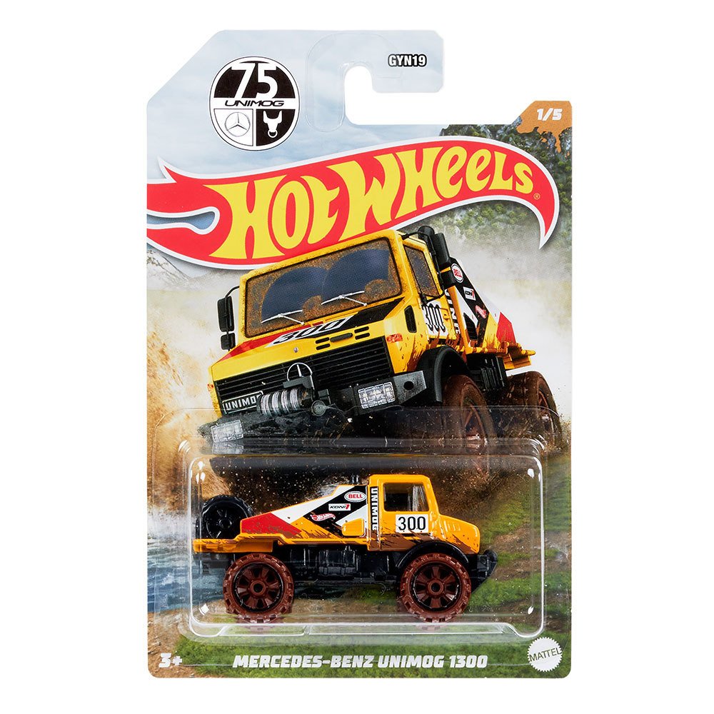 HOT WHEELS MUD RUNNER ARABALAR HFW36 - MERCEDEZ-BENZ UNİMO 1300