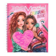 Top Model Kalpli Pullu Kapak Boyama Kitabı 412977