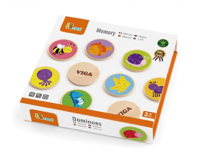 VİGA TOYS AHŞAP MEMORY HAYVANLAR