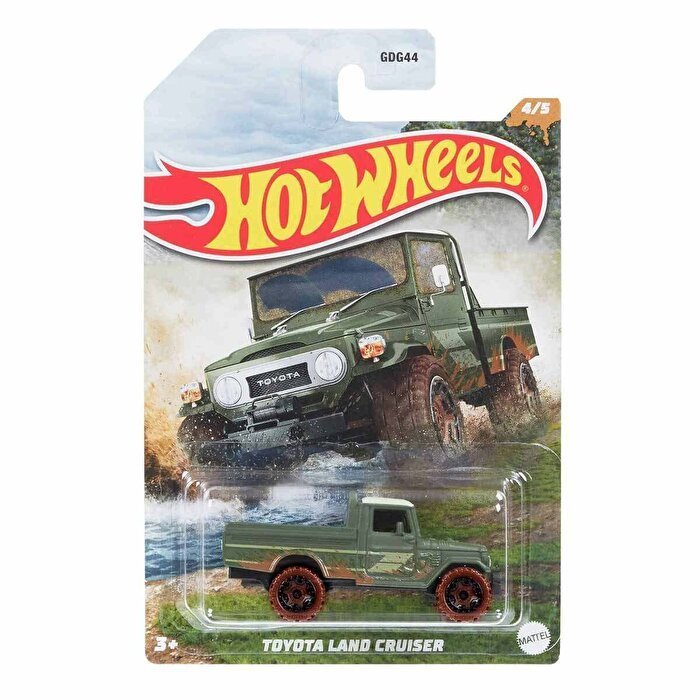 Hot Wheels Mud Runner Arabalar HFW36 - Toyota Land Cruiser