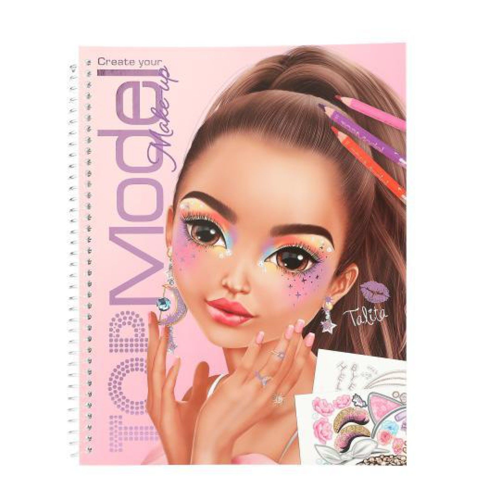 Top model Makyaj Boyama Kitabı Çıkartmalı 413144
