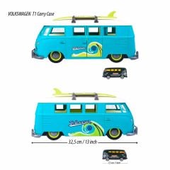 MAJORETTE VOLKSWAGEN THE ORIGINALS T1 CARRY CASE+1 CAR