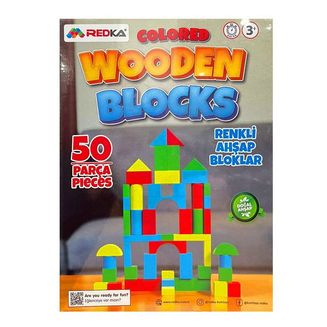 REDKA AHŞAP BLOKLAR RENKLİ 5671