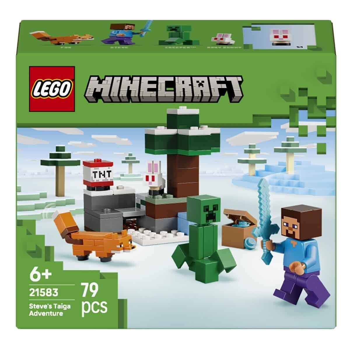 LEGO Minecraft Steve’in Tayga Macerası 21583