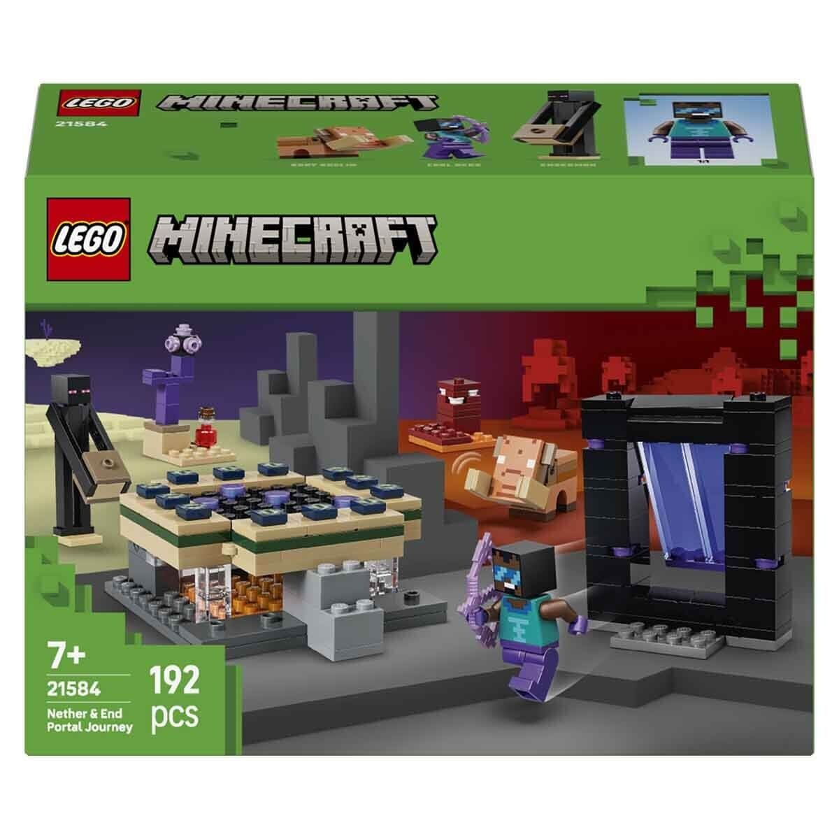 LEGO Minecraft Nether ve End Geçidi Yolculuğu 21584