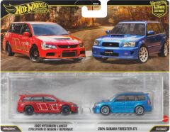 HW Premium 2005 Mitsubishi Lancer Evolution IX Wagon&2004 Subaru Forester STI JHW46