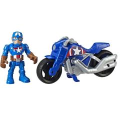 Marvel Super Hero Adventures Mega Figür ve Motosiklet