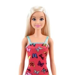 Barbie Pembe Kelebekli Elbiseli HBV05
