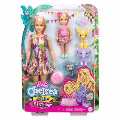 Barbie ve Chelsea Kayıp Doğum Günü Oyun Seti GTM82