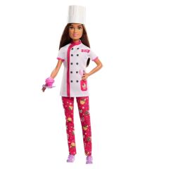 Barbie Kariyer Bebekleri Pasta Şefi HKT67