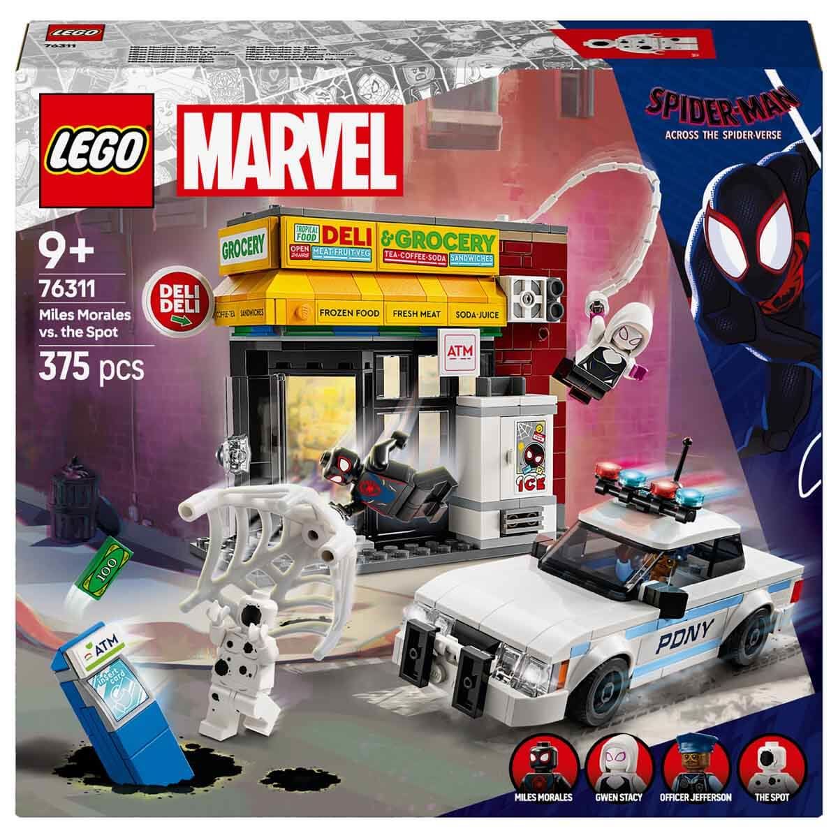 LEGO Marvel Spider-Verse Miles Morales Spot'a Karşı 76311