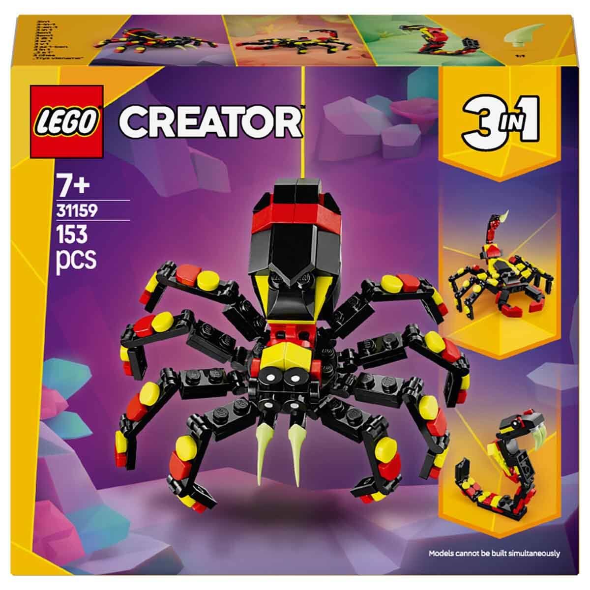 LEGO Creator Vahşi Hayvanlar Şaşırtıcı Örümcek 31159