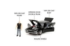 Jada Hızlı ve Öfkeli 1970 Dodge Charger Model Aracı ve Figür 253205006