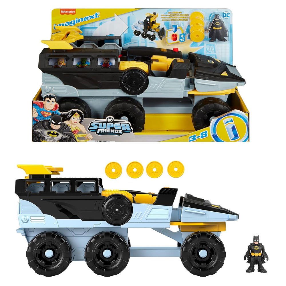 Fisher-Price Imaginext DC Super Friends Dönüşebilen Bat-Tank HVY04