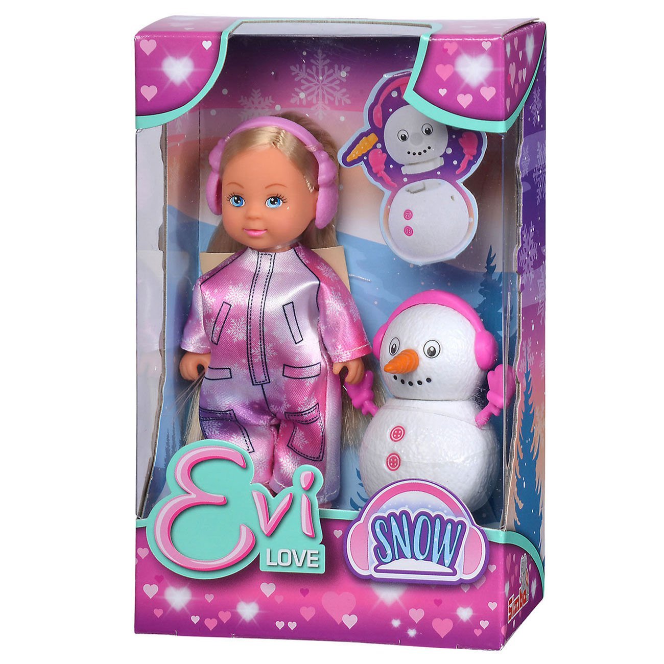 Simba Evi Love Sevimli Kar Kıyafetli Kardan Adam Bebek 12 cm.