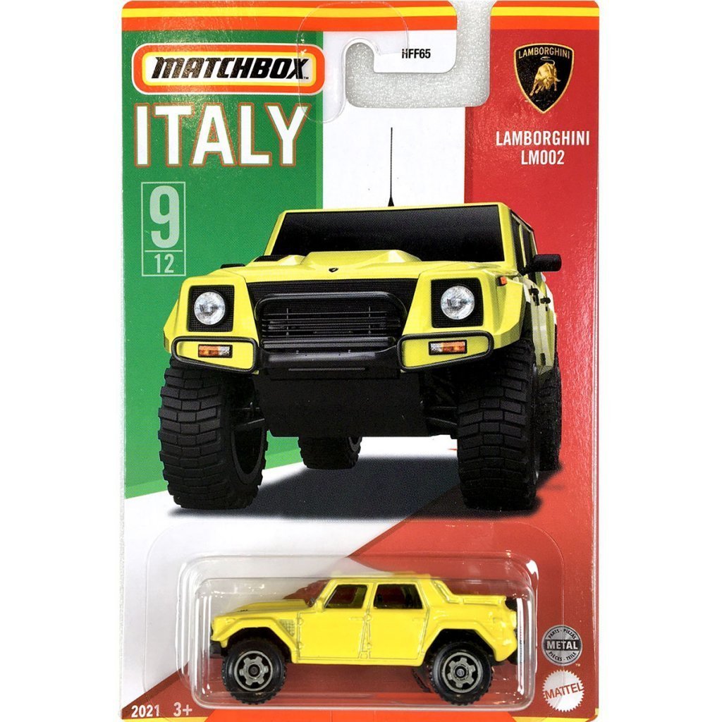 Matchbox İtalya Araçları Serisi HFF74 Lamborghini LM002