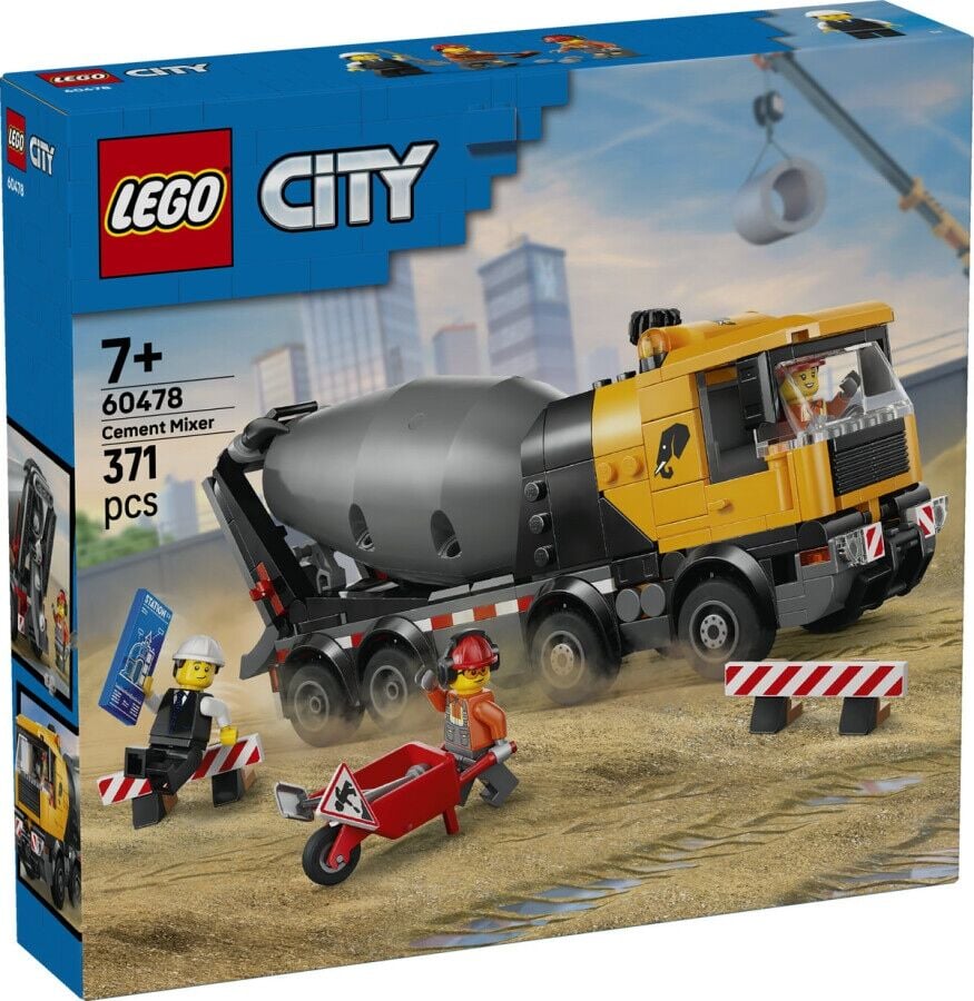 LEGO City Beton Mikseri 60478