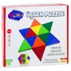 PLAYWOOD AHŞAP ÜÇGEN PUZZLE