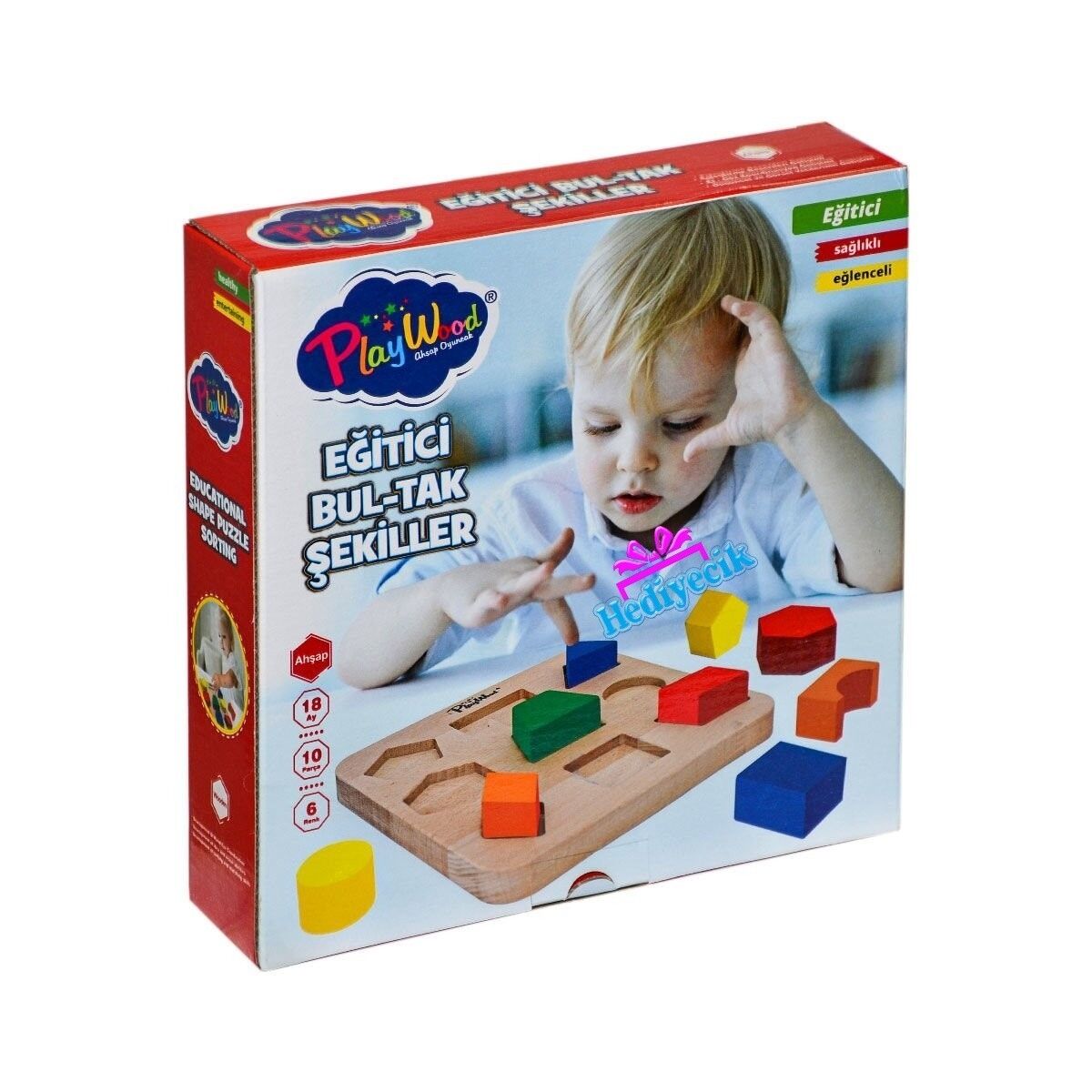 PLAYWOOD AHŞAP EĞİTİCİ BUL-TAK ŞEKİLLER