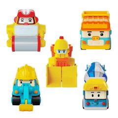 ROBOCAR POLİ MİNİ İNŞAAT ARAÇLARI 5'Lİ SET 0761