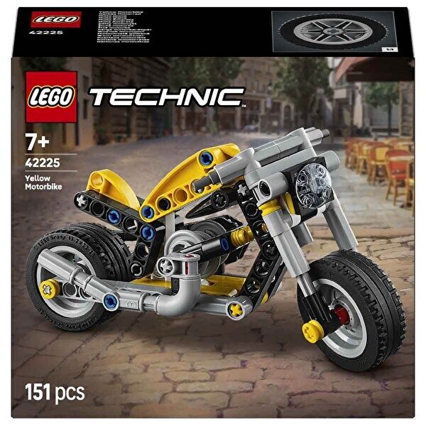 LEGO  Technic Sarı Motosiklet 42225
