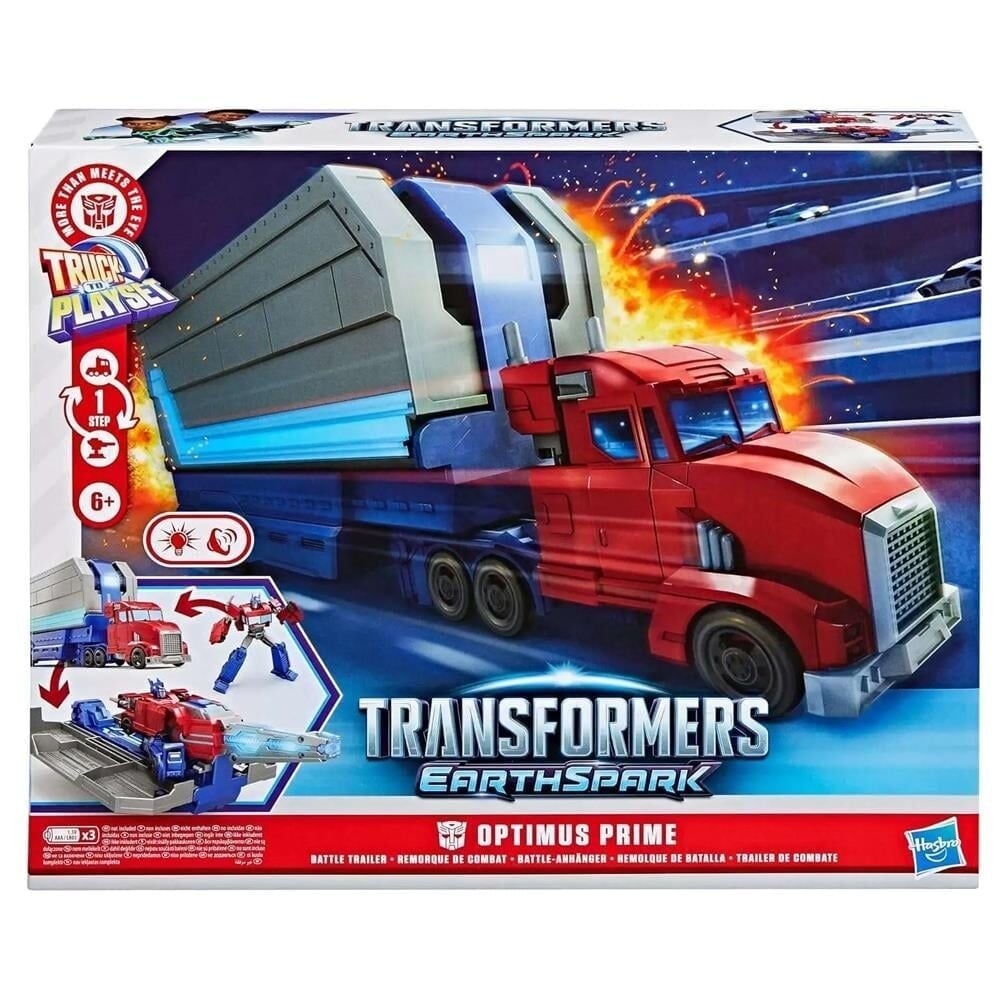 Transformers EarthSpark Optimus Prime Battle Oyun Seti G0750