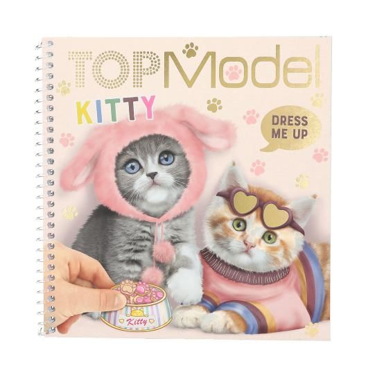 Top Model Kedi Figürli Çıkartma Kitabı 412965