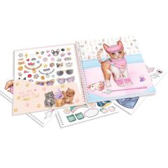 Top Model Kedi Figürli Çıkartma Kitabı 412965