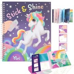 Top Model Unicorn Boyanabilir Şablonlu Stickerli Tasarım Defteri 412472
