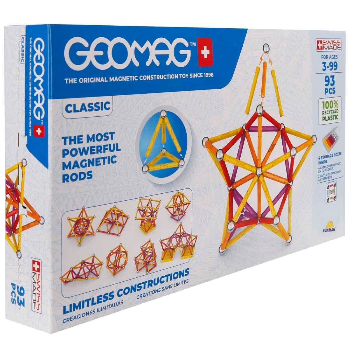 Sunman Oyuncak Geomag Classic Manyetik Zeka Oyunu 93 Parça
