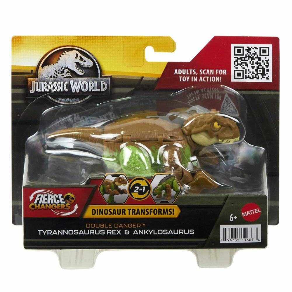 JURASSIC WORLD DEĞİŞİM SERİSİ  ÇİFTE TEHLİKE  DİNAZOR  FİGÜRLERİ HLP06