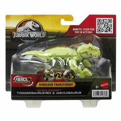 JURASSIC WORLD DEĞİŞİM SERİSİ  ÇİFTE TEHLİKE  DİNAZOR  FİGÜRLERİ HLP08