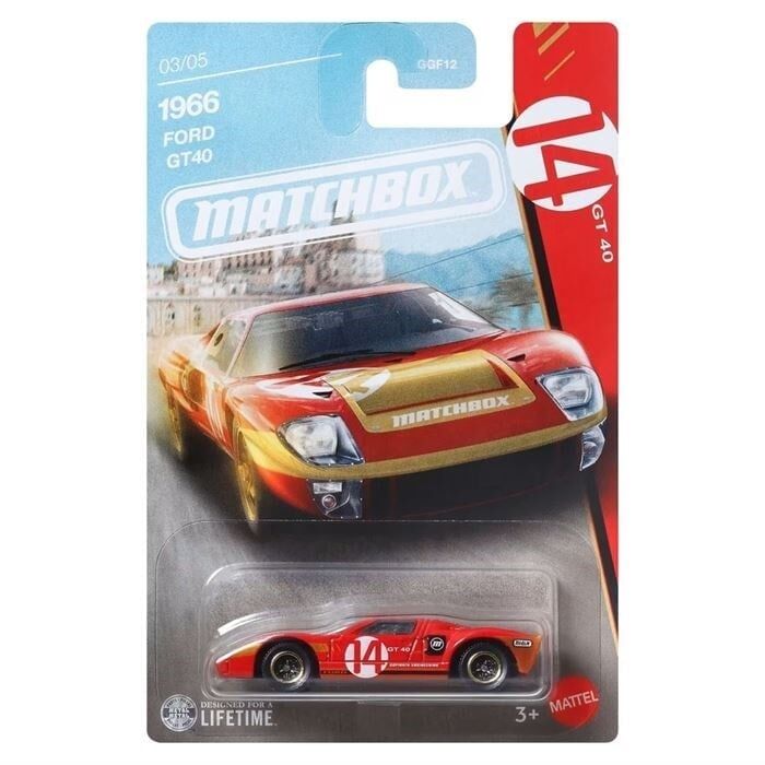 Matchbox Ford GT40 GGF12  JJR52