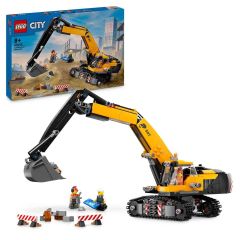 LEGO City Sarı İnşaat Ekskavatörü Oyuncak Kazıcı 60420